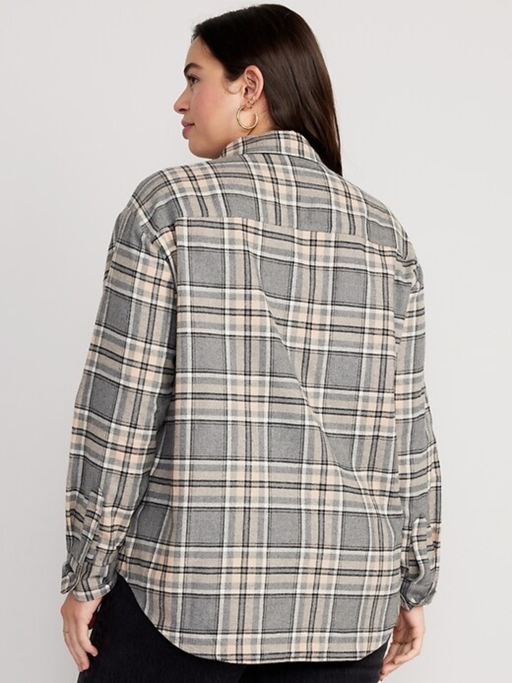 Old Navy  Loose Flannel Boyfriend Shirt Size XXL